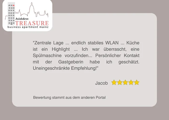 Hidden Treasure Business Apartment Mainz - Fantastic Rhine View In Center Of Mainz Old Town